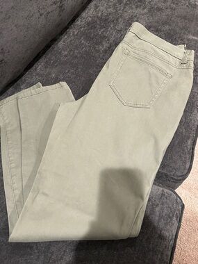 Charter Club Straight Leg Pants in Light Sage Green